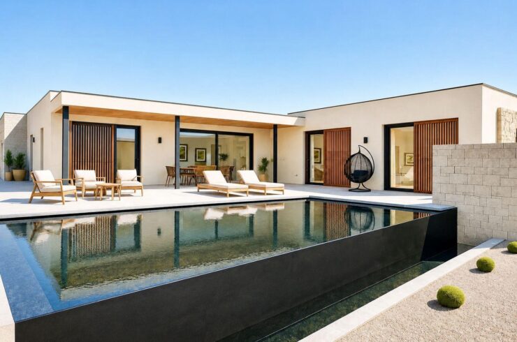 House close to the beach and the town center in Tarrafal with beautiful view of monte graciosa